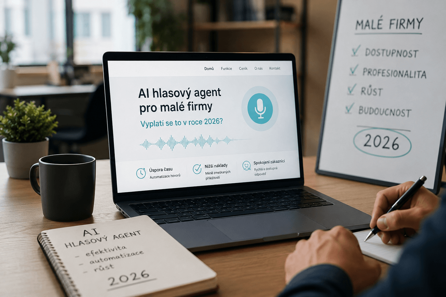 AI hlasový agent pro malé firmy a živnostníky v Česku