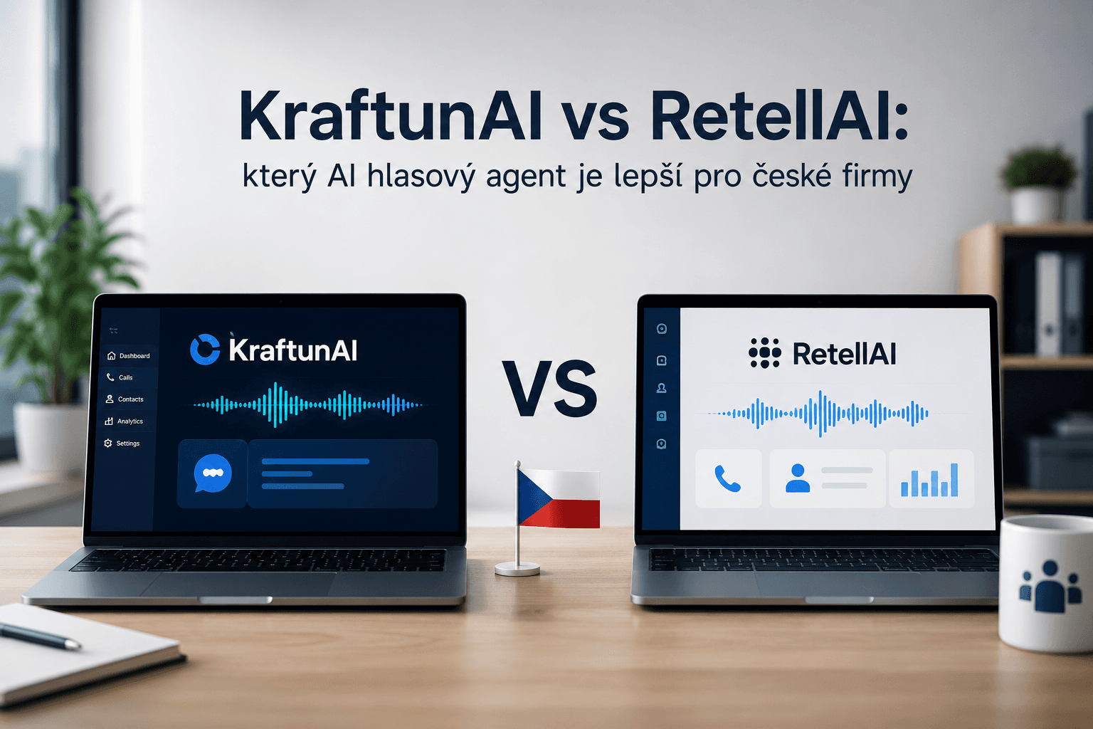 Srovnání KraftunAI a RetellAI pro české firmy