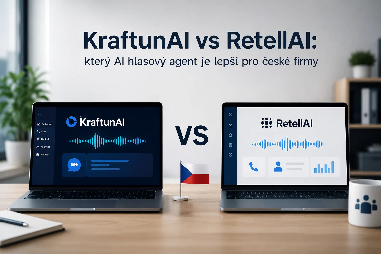 Srovnání KraftunAI a RetellAI pro české firmy
